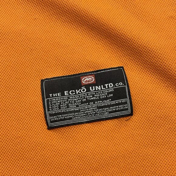 Vtg Ecko Unltd Jersey Shirt Men’s Extra Large Orange Hockey #72 Rhino Skater XL - Picture 2 of 16